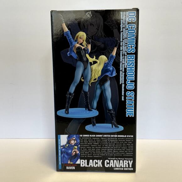 Kotobukiya Bishoujo Black Canary Blue Outfit DC Comics Figure Marvel RARE - Picture 3 of 7